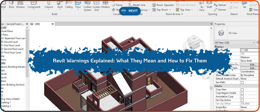 Revit Warnings Explained: What They Mean and How to Fix Them