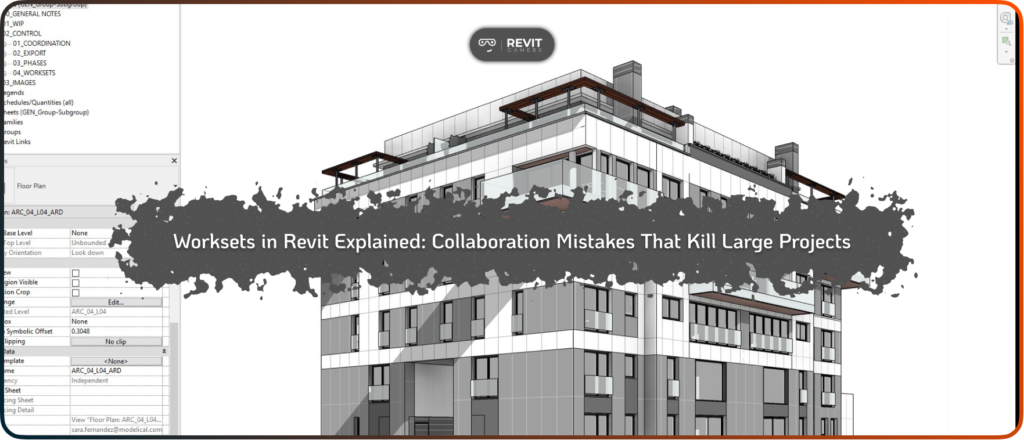 Worksets in Revit Explained: Collaboration Mistakes That Kill Large Projects