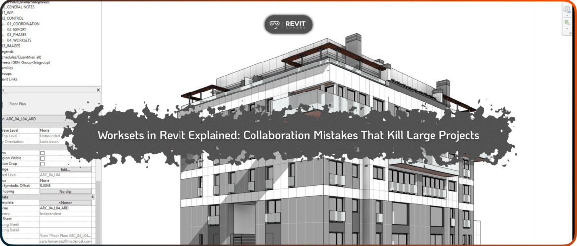 Worksets in Revit Explained: Collaboration Mistakes That Kill Large Projects