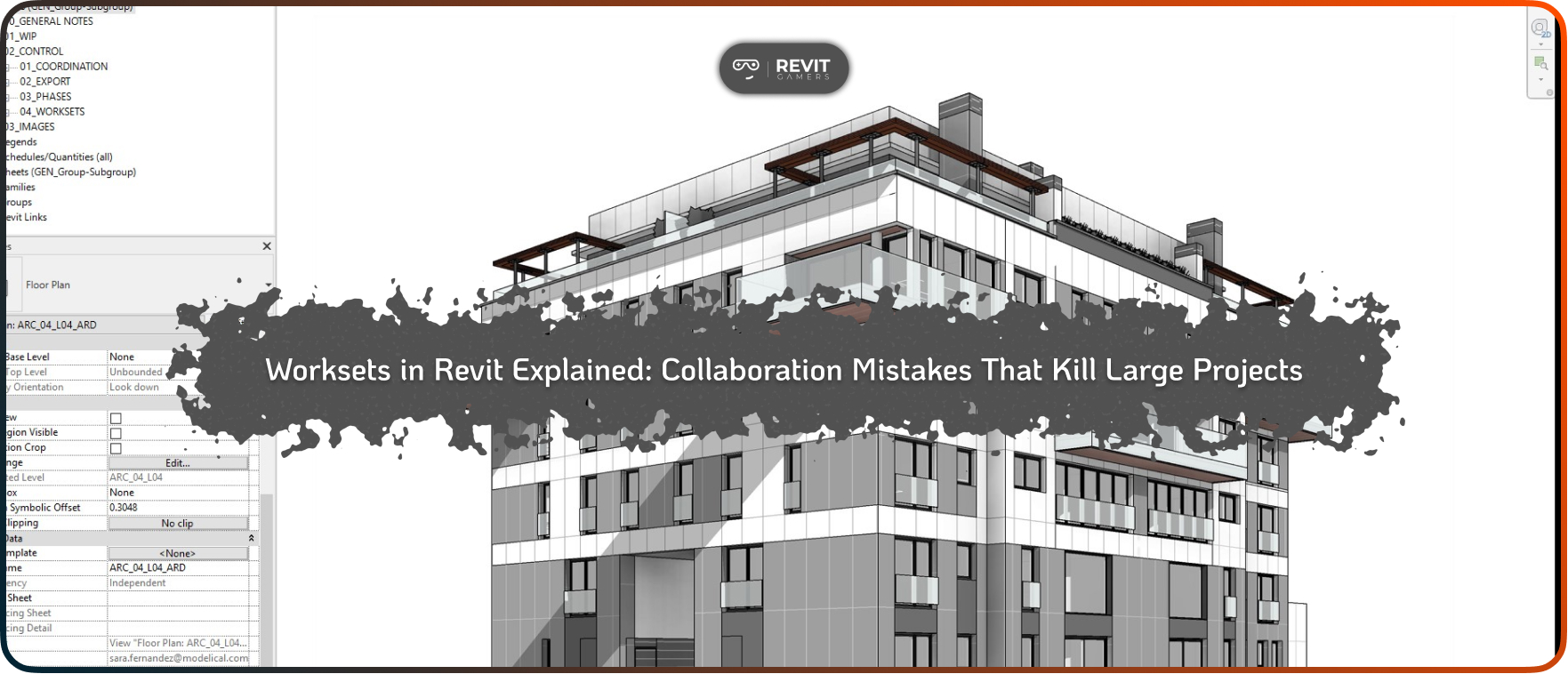 Worksets in Revit Explained: Collaboration Mistakes That Kill Large Projects