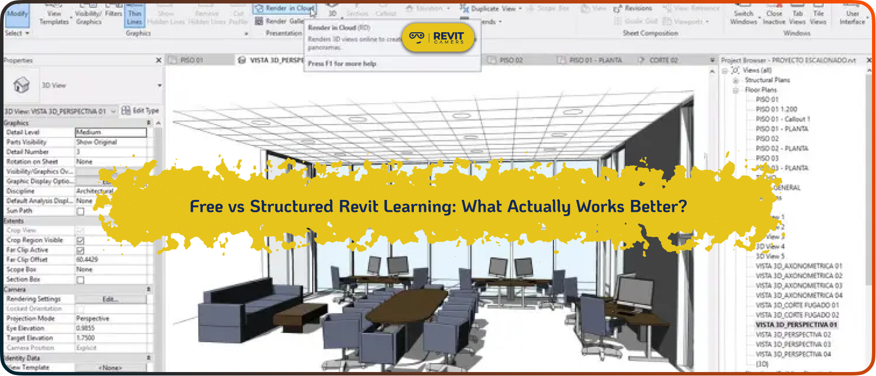 Free vs Structured Revit Learning: What Actually Works Better?