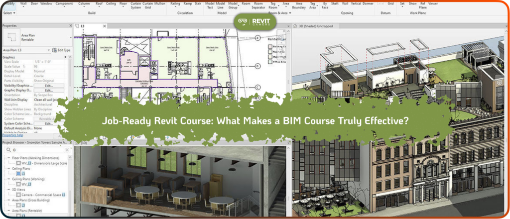 Job-Ready Revit Course: What Makes a BIM Course Truly Effective?